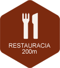 Restauracia w odległości – 200m
